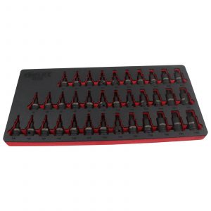 35PC 1/2" DR SHORT IMPACT BIT SOCKET SET - HEX, SPLINE, STAR