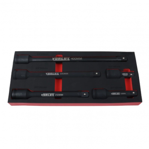 5PC 3/4" DR IMPACT EXTENSION BAR SET IN EVA TRAY