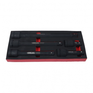 5PC 1" DR IMPACT EXTENSION BAR SET IN EVA TRAY